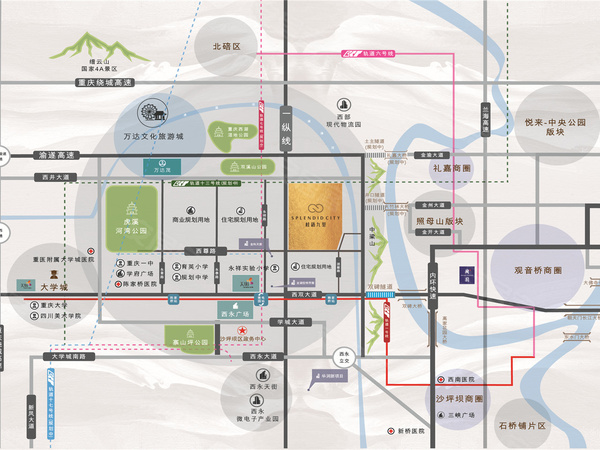 桂语九里楼盘区位规划