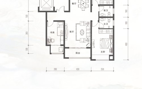 天茂上郡7号楼,133平三室两厅两卫,南北通透,户型方正,三面向阳,欢迎