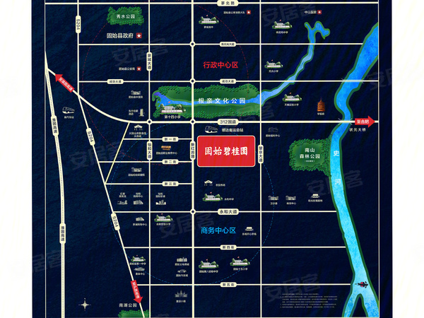 固始碧桂园楼盘区位规划