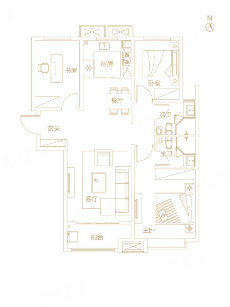 阳光城并州府户型图