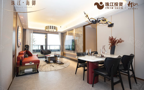 珠江·海御动态:110方客厅,外面是头排海景-广州安居客