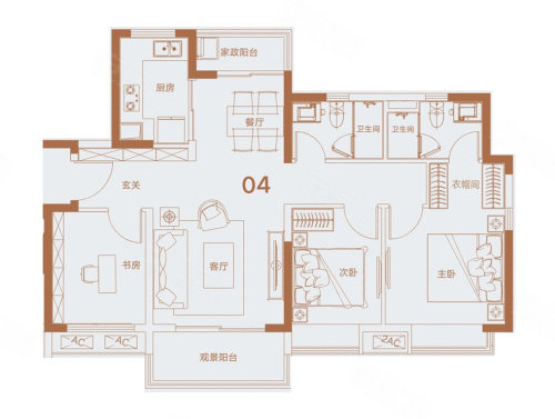 融创御府户型图