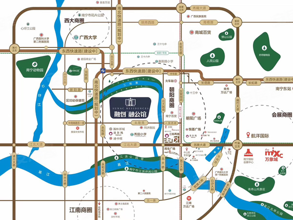 融创融公馆,南宁融创融公馆房价,楼盘户型,周边配套,交通地图,永和路