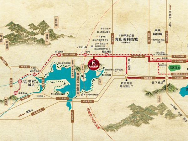 青山湖玫瑰园,杭州青山湖玫瑰园房价,楼盘户型,周边配套,交通地图