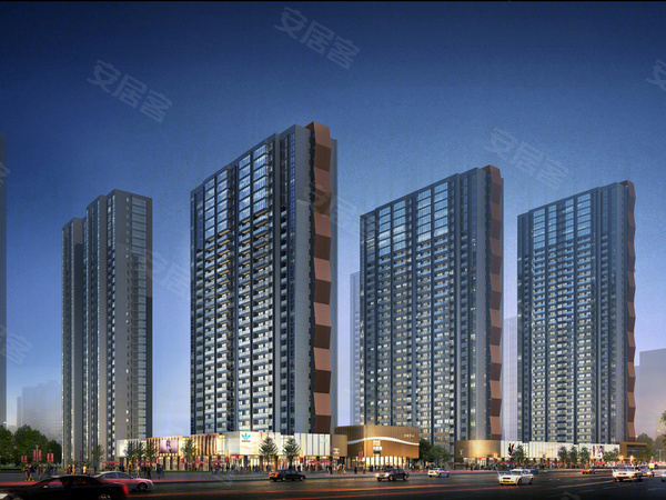 东晟广场楼盘建筑物外景