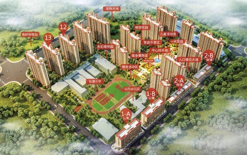 中南林樾动态:4期地块分布图-青岛安居客