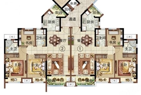 绿地新里海玥公馆户型图