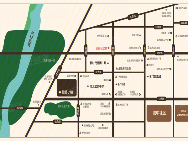 名门檀香小镇,衡水名门檀香小镇房价,楼盘户型,周边