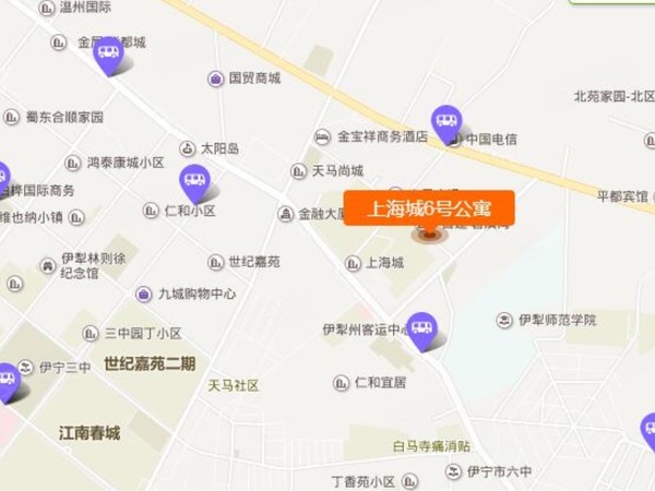 上海城6号公寓,伊宁市上海城6号公寓房价,楼盘户型