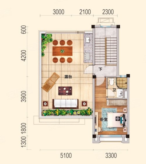 碧桂园城市花园户型图