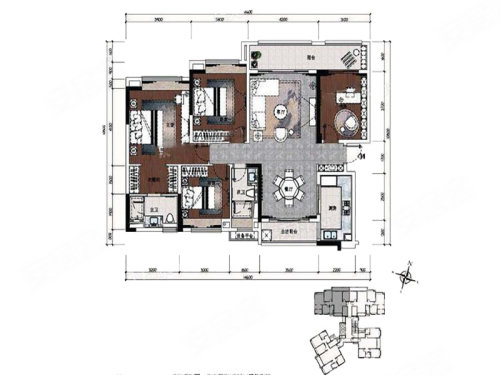 葛洲坝广州紫郡府户型图