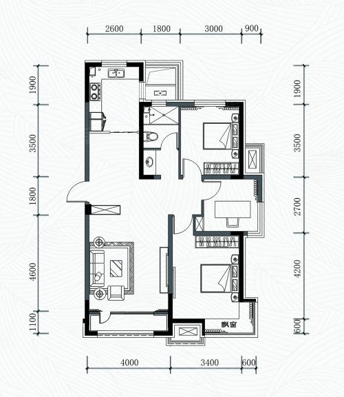 锦州楼盘 太和区楼盘 西湖·香溢府  南                      户型图