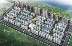 泗洪中央公园和银河花园对比,泗洪中央公园和银河花园