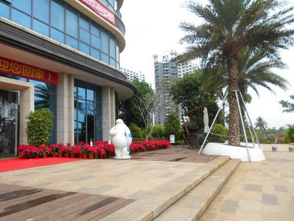 同人湘海城楼盘现场环境