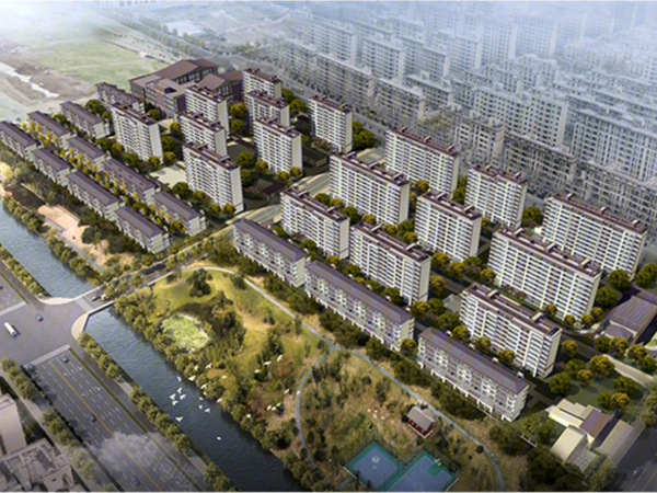 金辉栖湖云庭楼盘建筑物外景