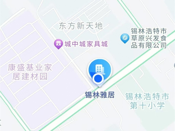 锡林雅居楼盘区位规划