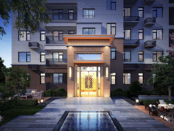 华信·越绣尚城楼盘建筑物外景