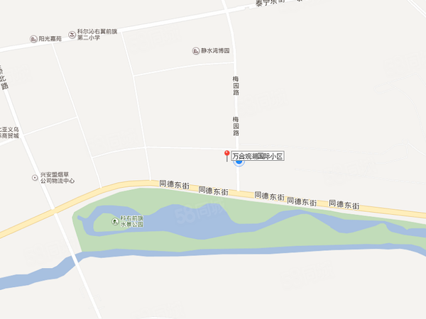 万合观湖国际小区楼盘区位规划