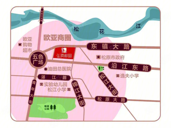 弘润和园楼盘区位规划