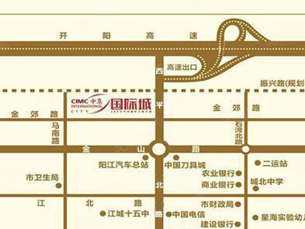 中集国际城楼盘区位规划