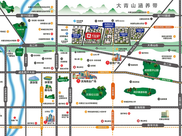 万星城二期楼盘区位规划