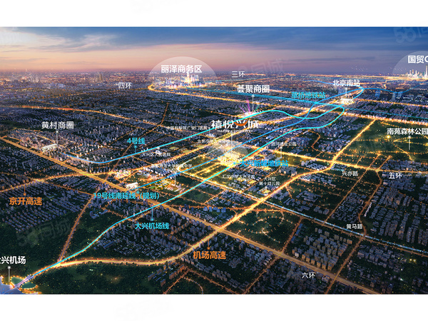 首創(chuàng  )禧悅興城樓盤(pán)周邊配套