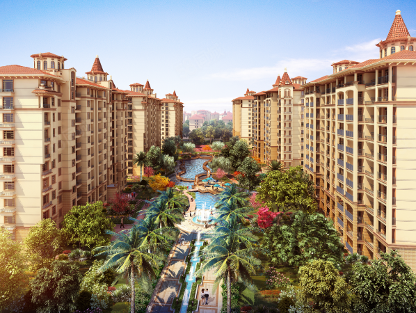 立信帝景城楼盘建筑物外景
