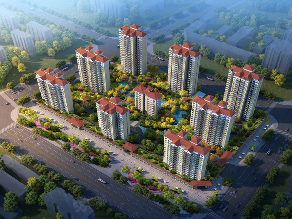 上河嘉苑鸟瞰图