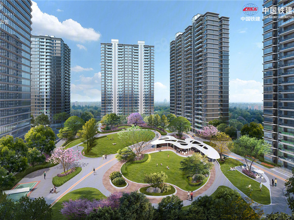中国铁建国际公馆楼盘建筑物外景