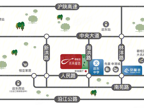 碧桂园未来星荟楼盘区位规划