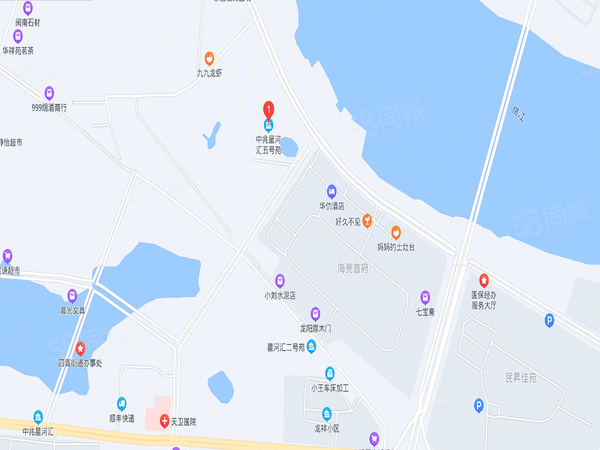 中兆·星河汇五号苑楼盘区位规划