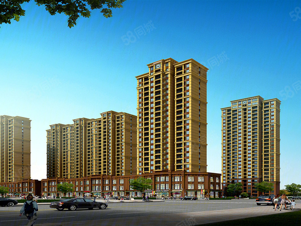 中房锦绣龙城楼盘建筑物外景