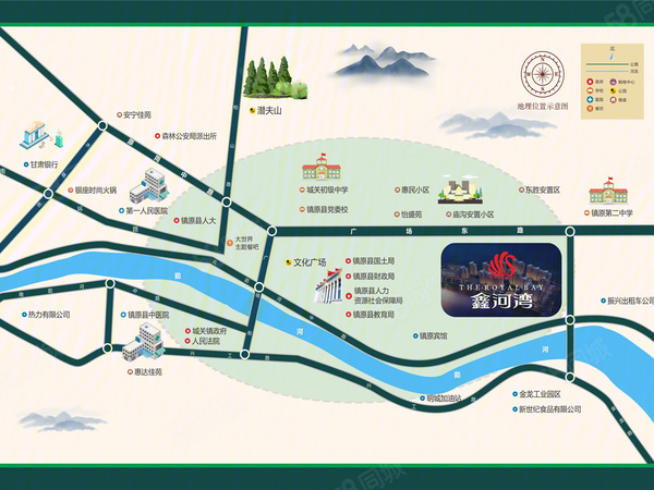 鑫河湾楼盘区位规划