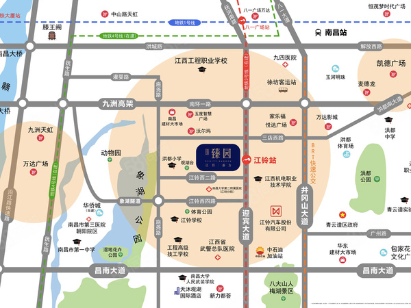 江铃臻园楼盘区位规划