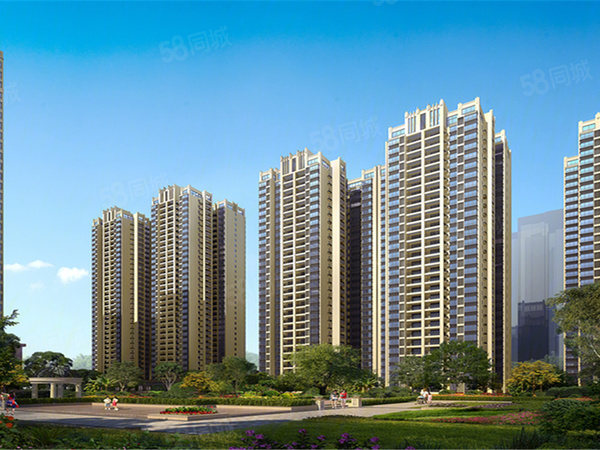 新江山美地楼盘建筑物外景