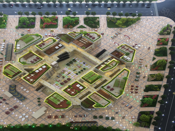 住總正華時(shí)代廣場(chǎng)規(guī)劃沙盤(pán)