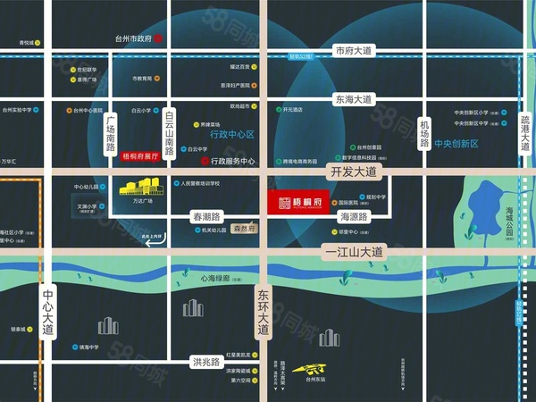 杨帆·梧桐府楼盘区位规划
