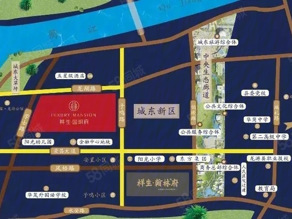 祥生翰林府楼盘区位规划