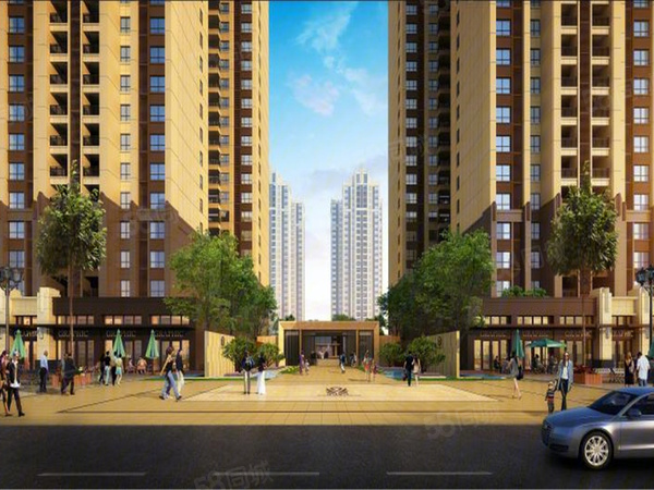香江·悦湖春天楼盘建筑物外景