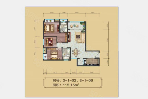 状元府邸户型图