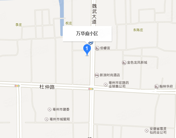 轩华·万华庭楼盘区位规划