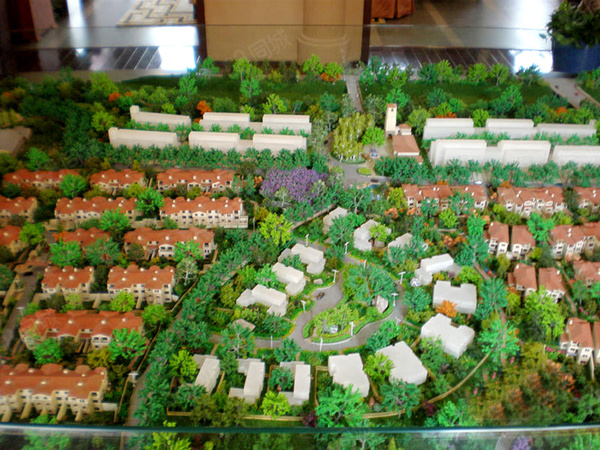 香江別墅II規(guī)劃沙盤(pán)