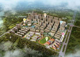 共青城市共青城市新加坡国际健康城楼盘新房真实图片