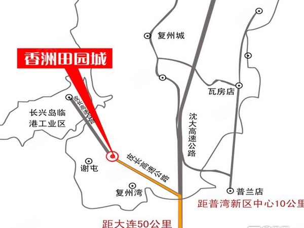 香洲田园城楼盘区位规划