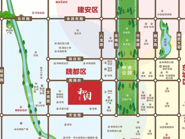 恒达·和园楼盘区位规划