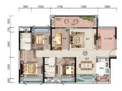 奥园文化旅游城明玥盛境户型图