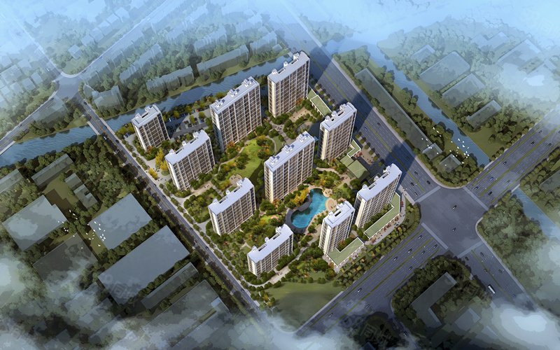 中天・江南公馆,濮院大道与桐星大道交叉口