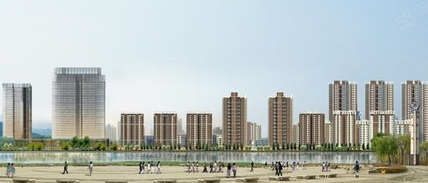 碧水云天楼盘建筑物外景