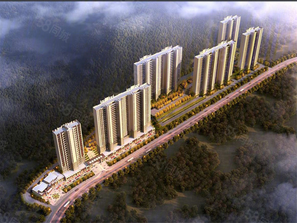 鹤峰碧桂园楼盘建筑物外景