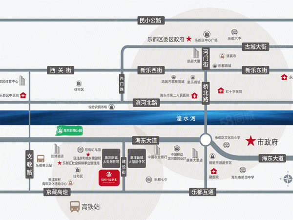 乐都·瑞祥·瑞安里楼盘区位规划
